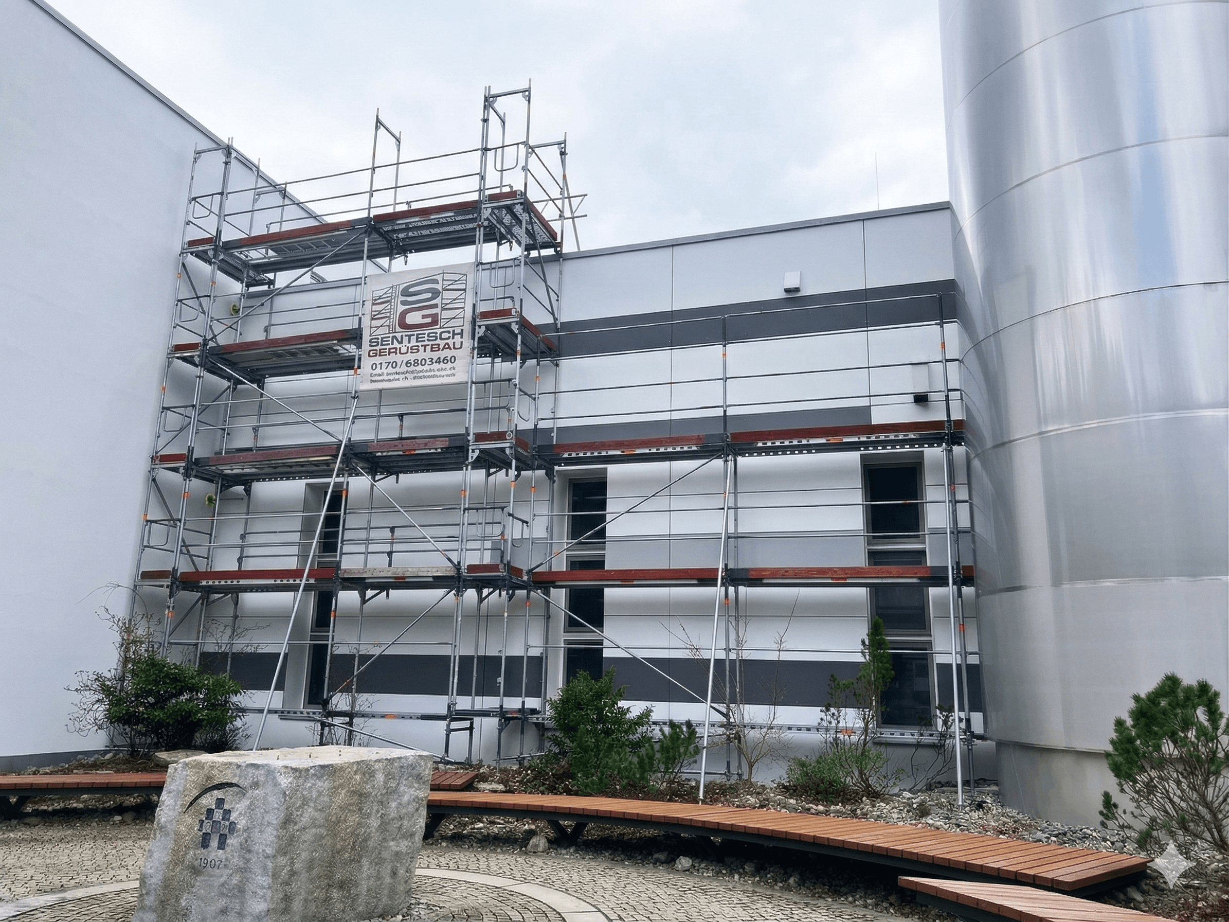 Gerüstbau Hintergrund